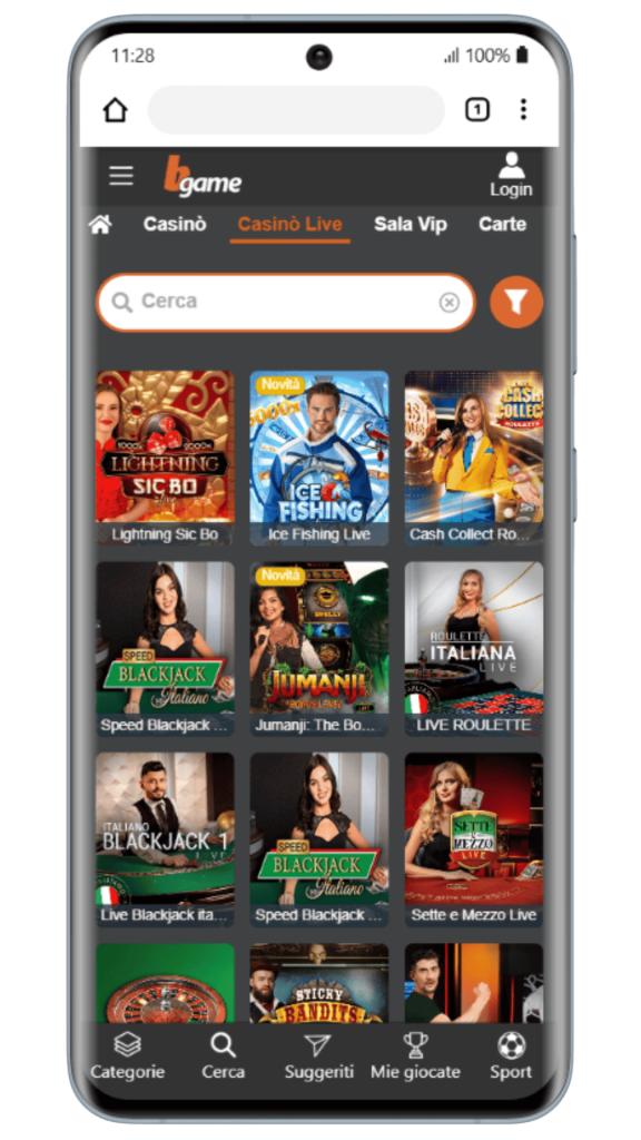 bgame casino Casinò dal vivo